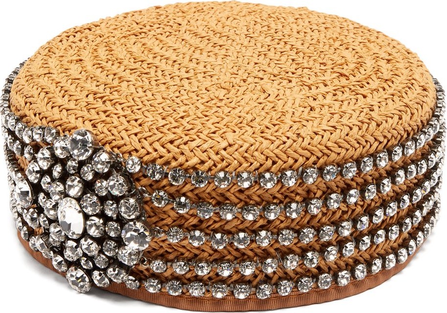 Gucci Papier crystal gahfiya hat