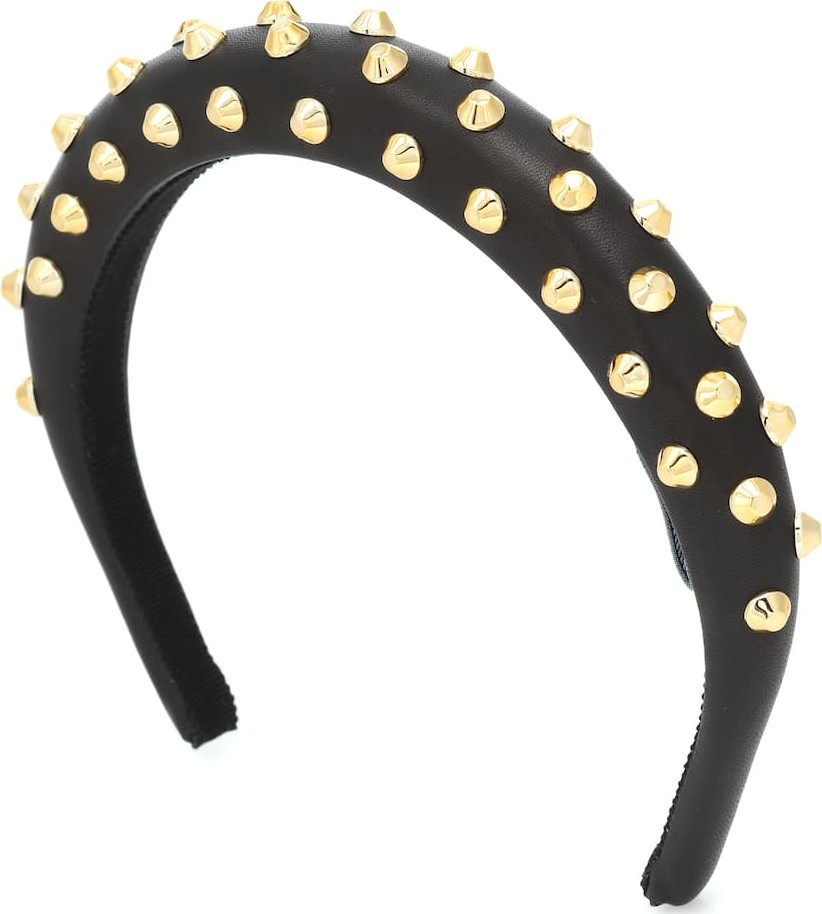 Prada Studded leather headband