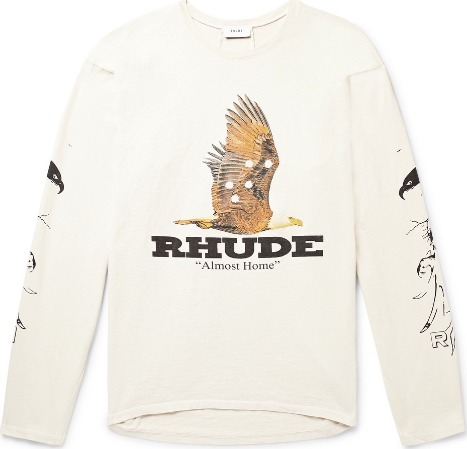 RHUDE Printed Cotton-Jersey T-Shirt