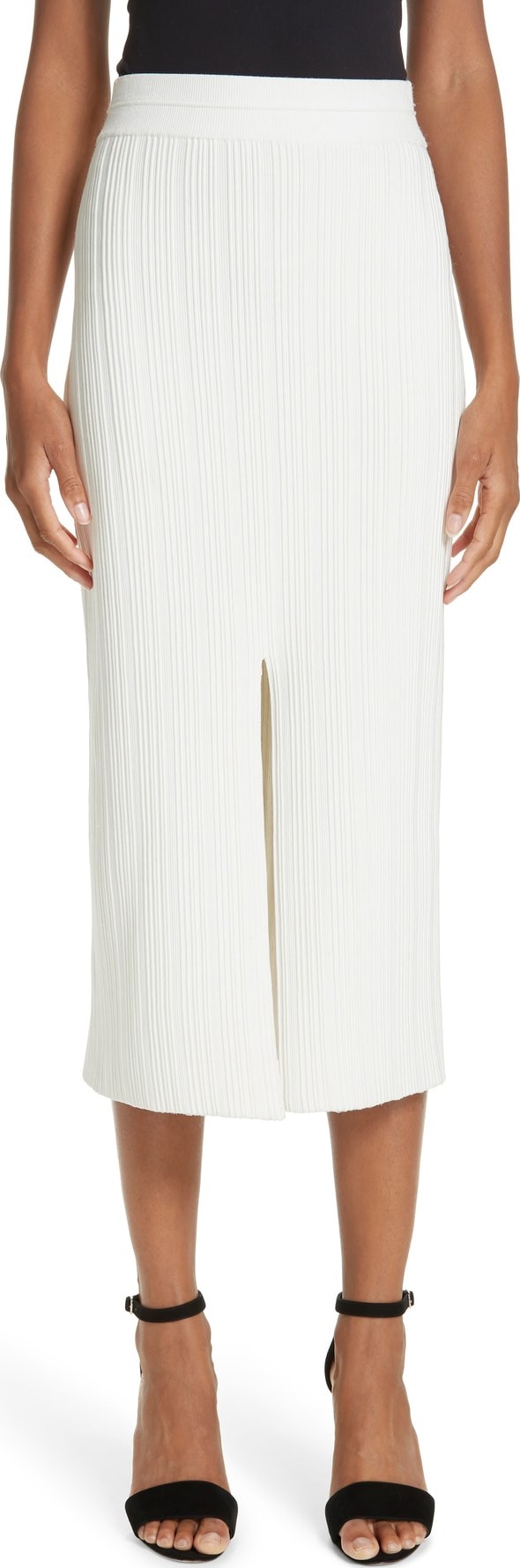 Yigal Azrouel Fortuny Ottoman Knit Skirt