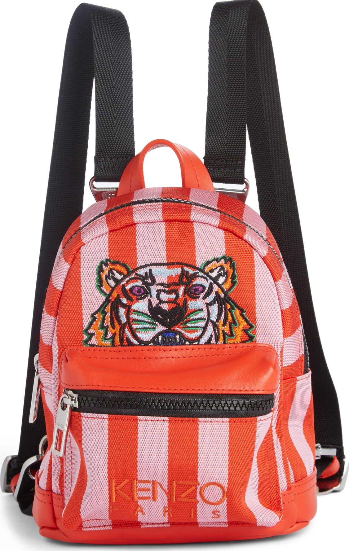 KENZO Mini Kanvas Embroidered Tiger Stripe Backpack
