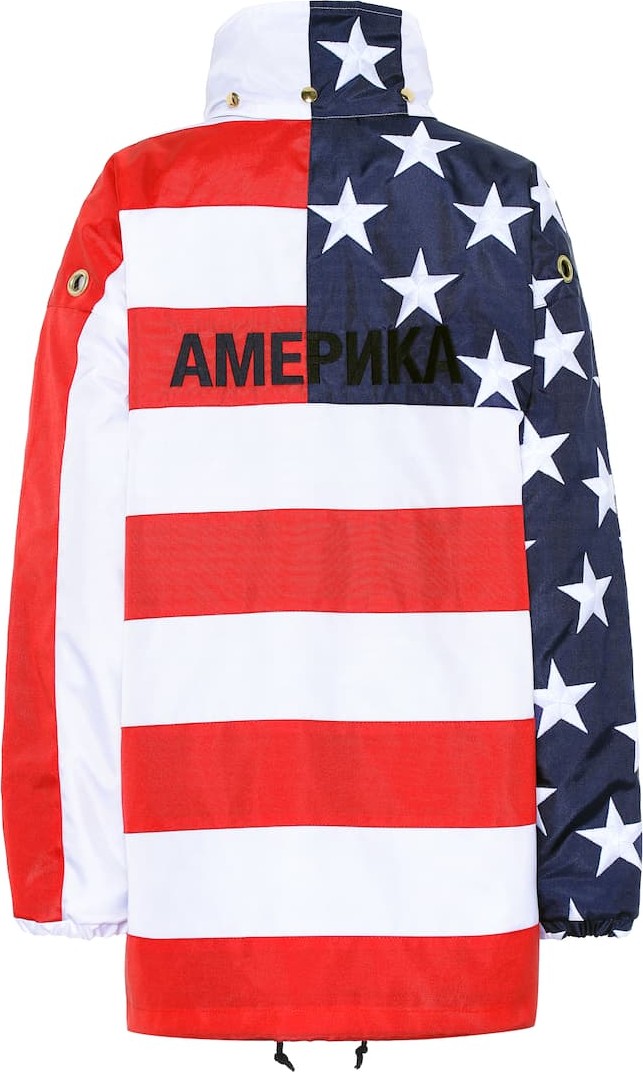 Vetements Printed nylon jacket