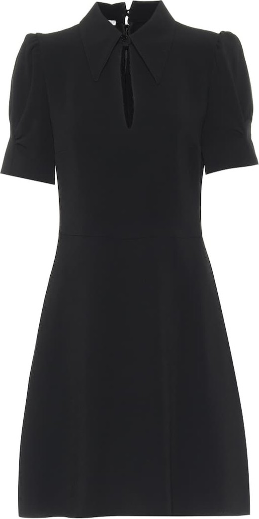 Stella McCartney Blair keyhole cady minidress