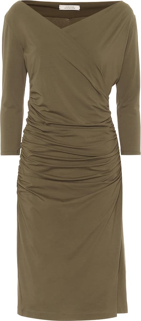 Dorothee Schumacher Fascinating Drapes ruched midi dress
