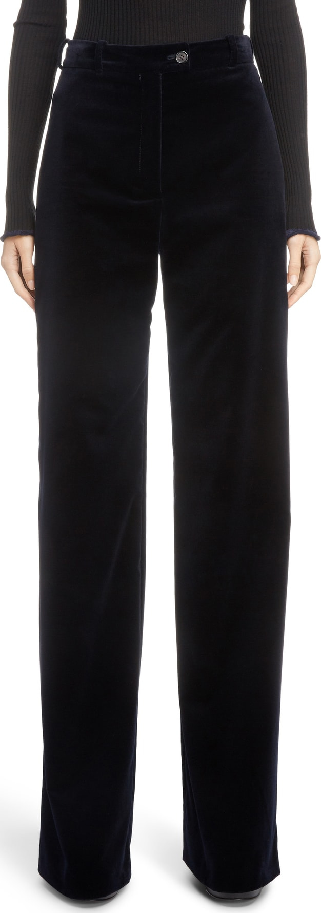 Acne Studios Wide Leg Velvet Pants