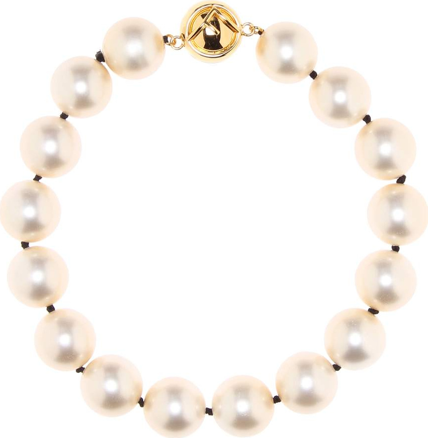 Fendi Faux pearl necklace