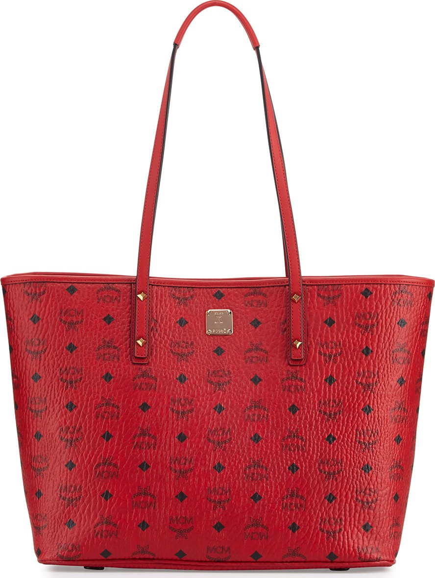 MCM Anya Medium Top-Zip Shopper Bag