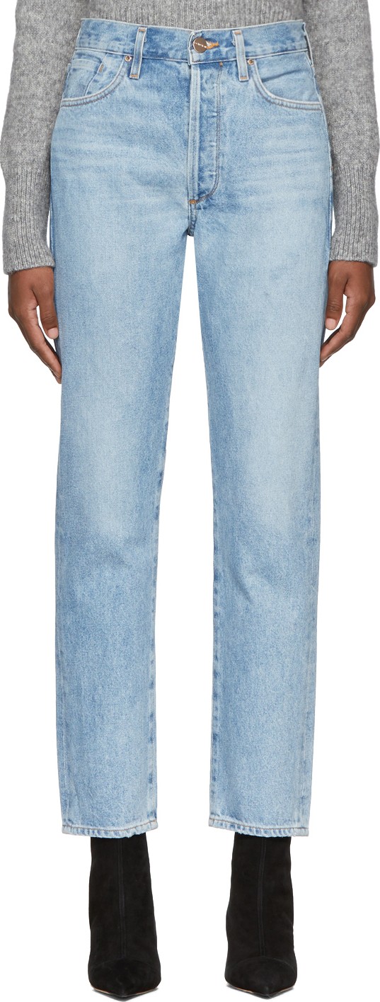 GOLDSIGN Blue 'The Benefit High Rise' Jeans