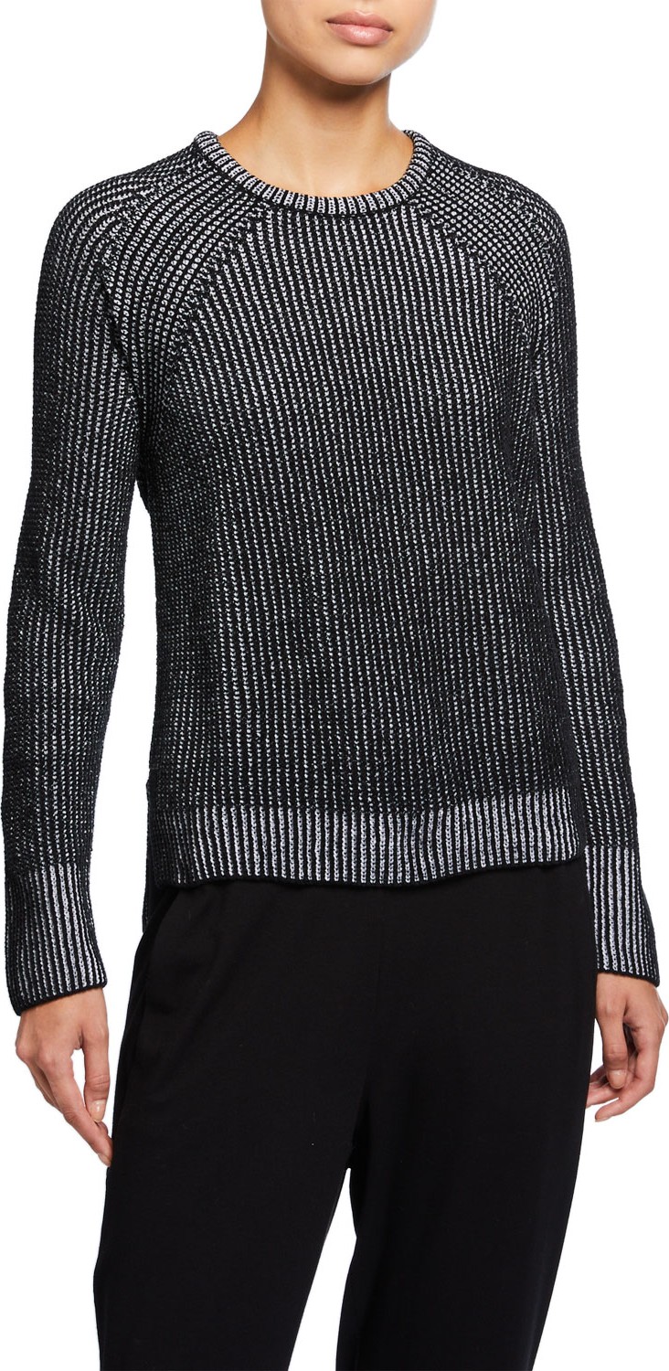 St. John Emma Marocain Cropped Pants, Caviar