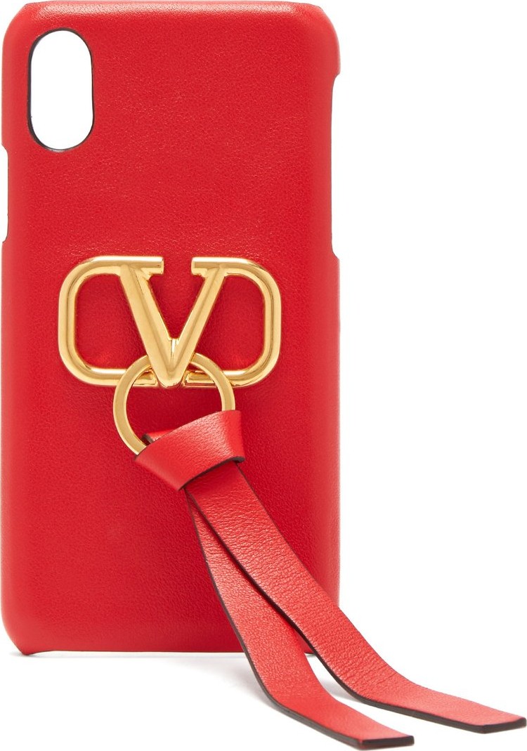 Valentino V-ring leather iPhone® X case