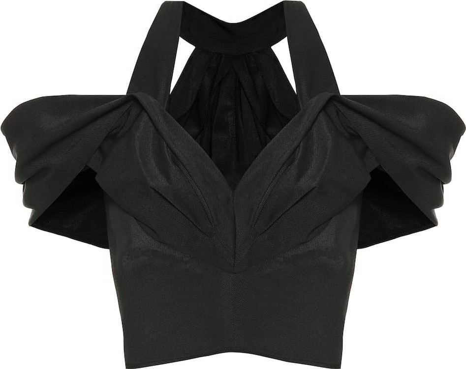 Maticevski Chrysalis silk-blend bustier