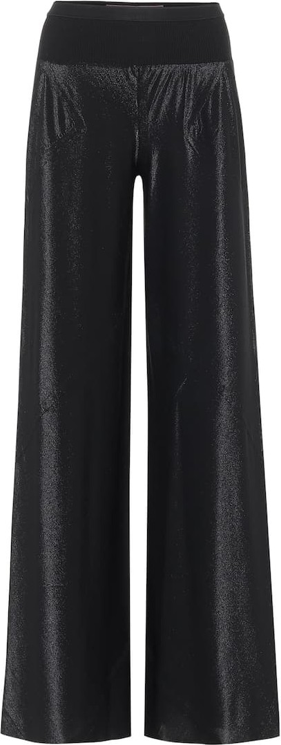 Rick Owens Lilies metallic wide-leg pants