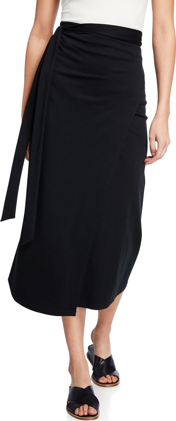 Vince Midi Wrap Skirt