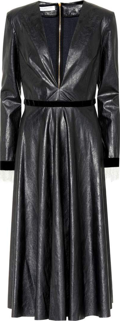 Philosophy Di Lorenzo Serafini Faux leather dress