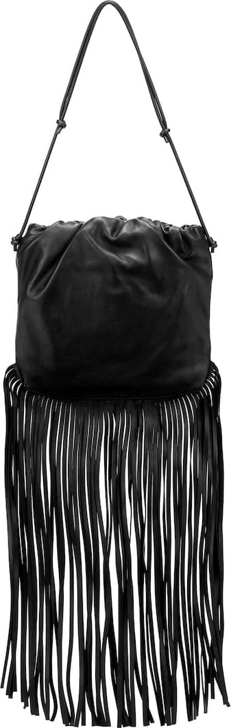 Bottega Veneta The Fringe Pouch leather shoulder bag