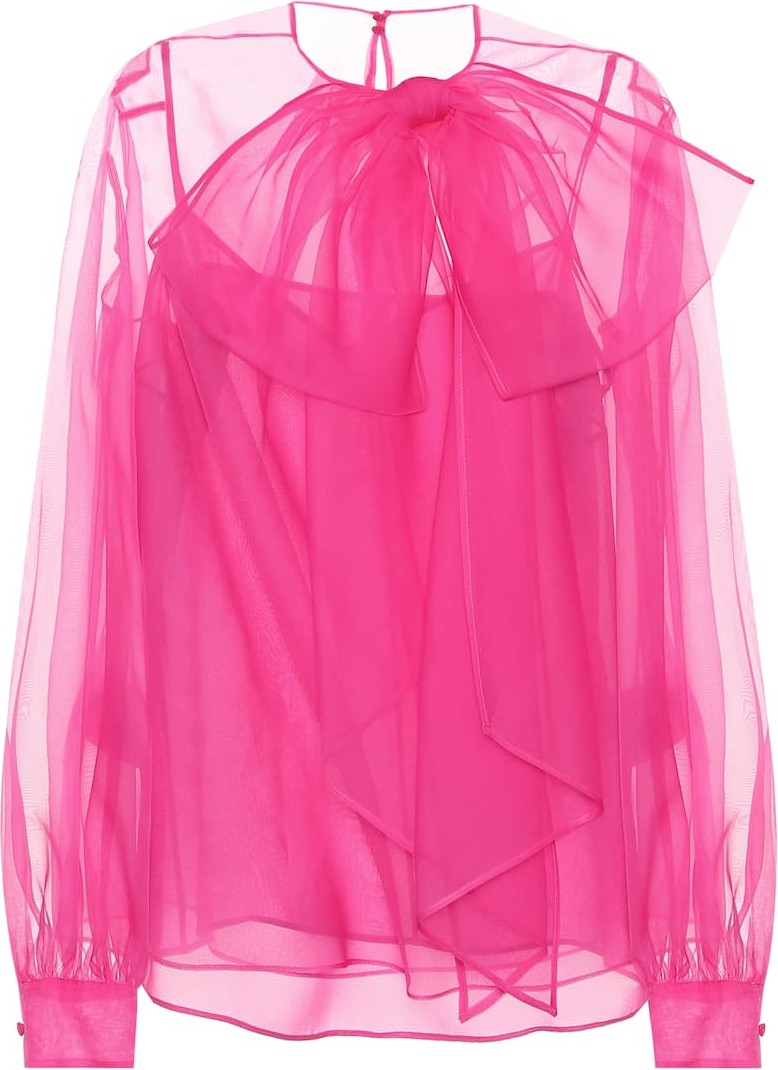 Valentino Silk-organza blouse