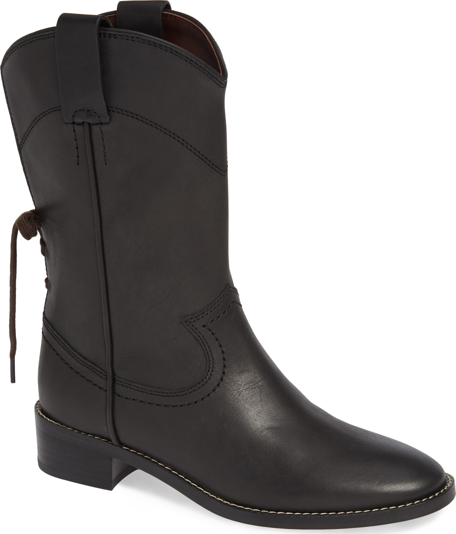 See By Chloé Annika Split Shaft Western Boot