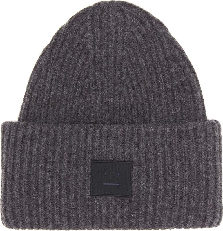 Acne Studios Pansy Face wool-blend beanie