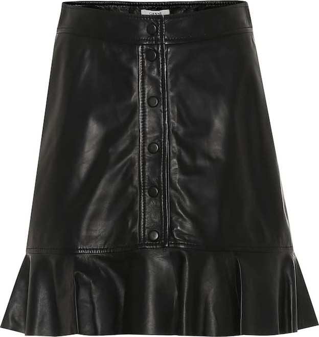 Ganni Leather skirt