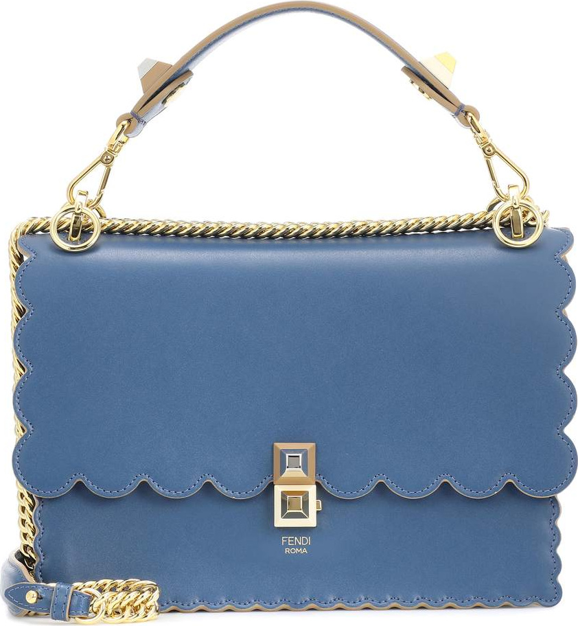 Fendi Kan I Classic leather shoulder bag