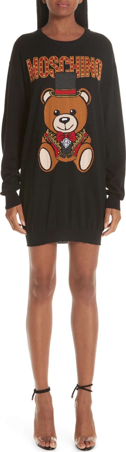 Moschino Circus Teddy Sweater Dress