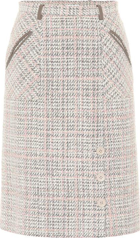 Agnona Wool-blend pencil skirt