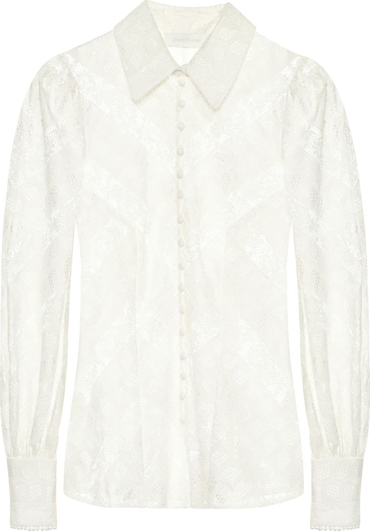 Zimmermann Veneto Lantern lace top