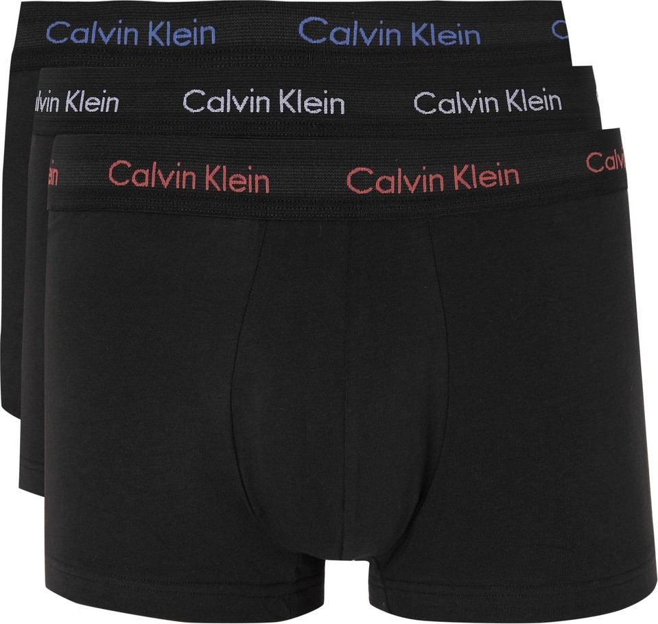 Calvin Klein Underwear Three-Pack Stretch-Cotton Boxer Briefs