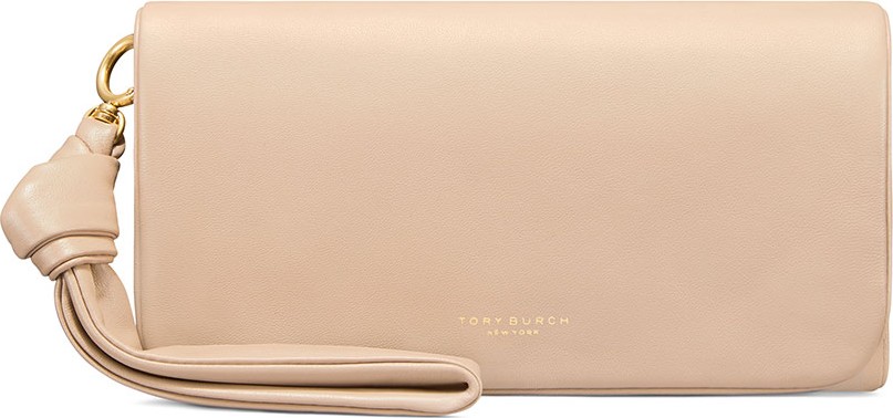 Tory Burch Beau Napa Leather Wristlet Wallet