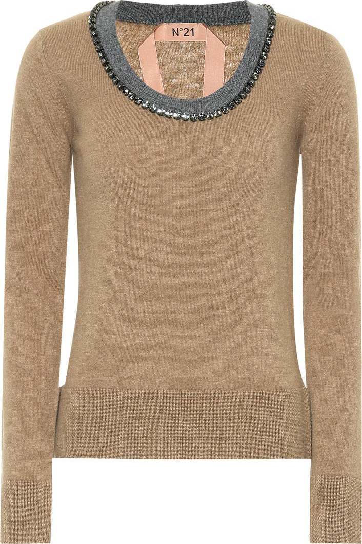 N°21 Embellished wool sweater