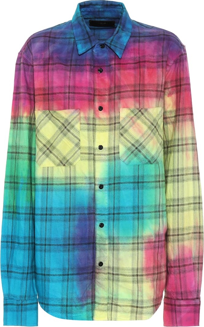Amiri Checked cotton shirt