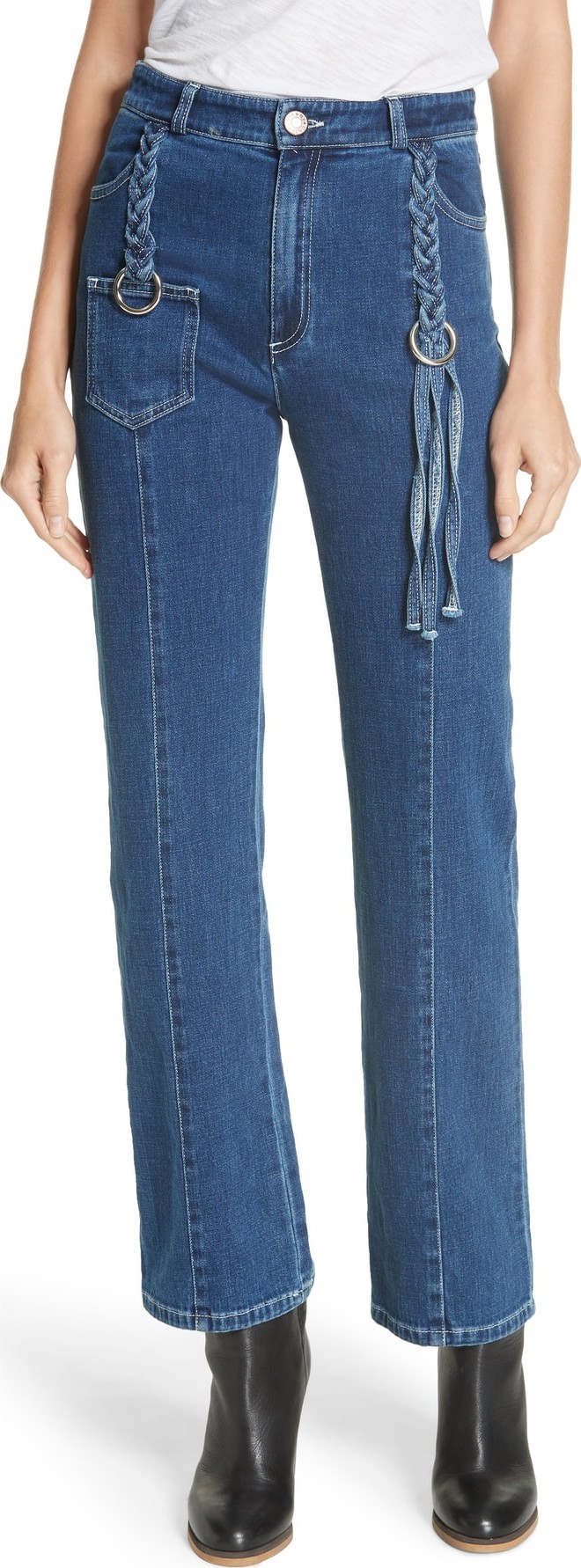 See By Chloé Tassel Bootcut Jeans