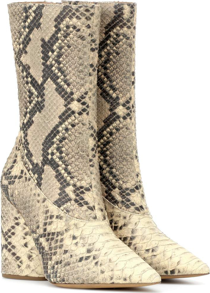 Yeezy Leather ankle boots (SEASON 7)