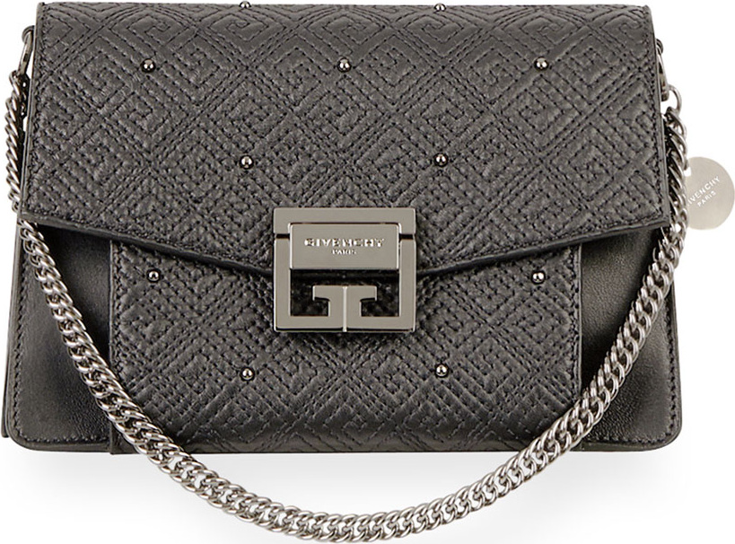 Givenchy GV3 Small 4G Quilted Calf Leather Satchel Bag