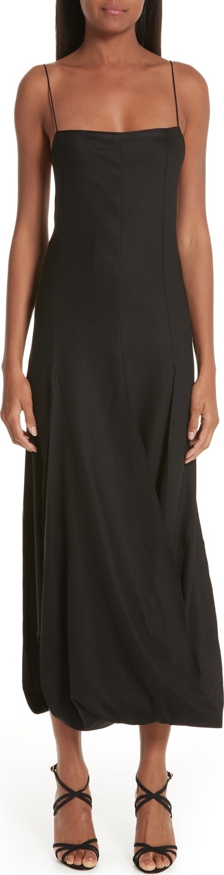 Jacquemus La Robe Nahil Draped Dress