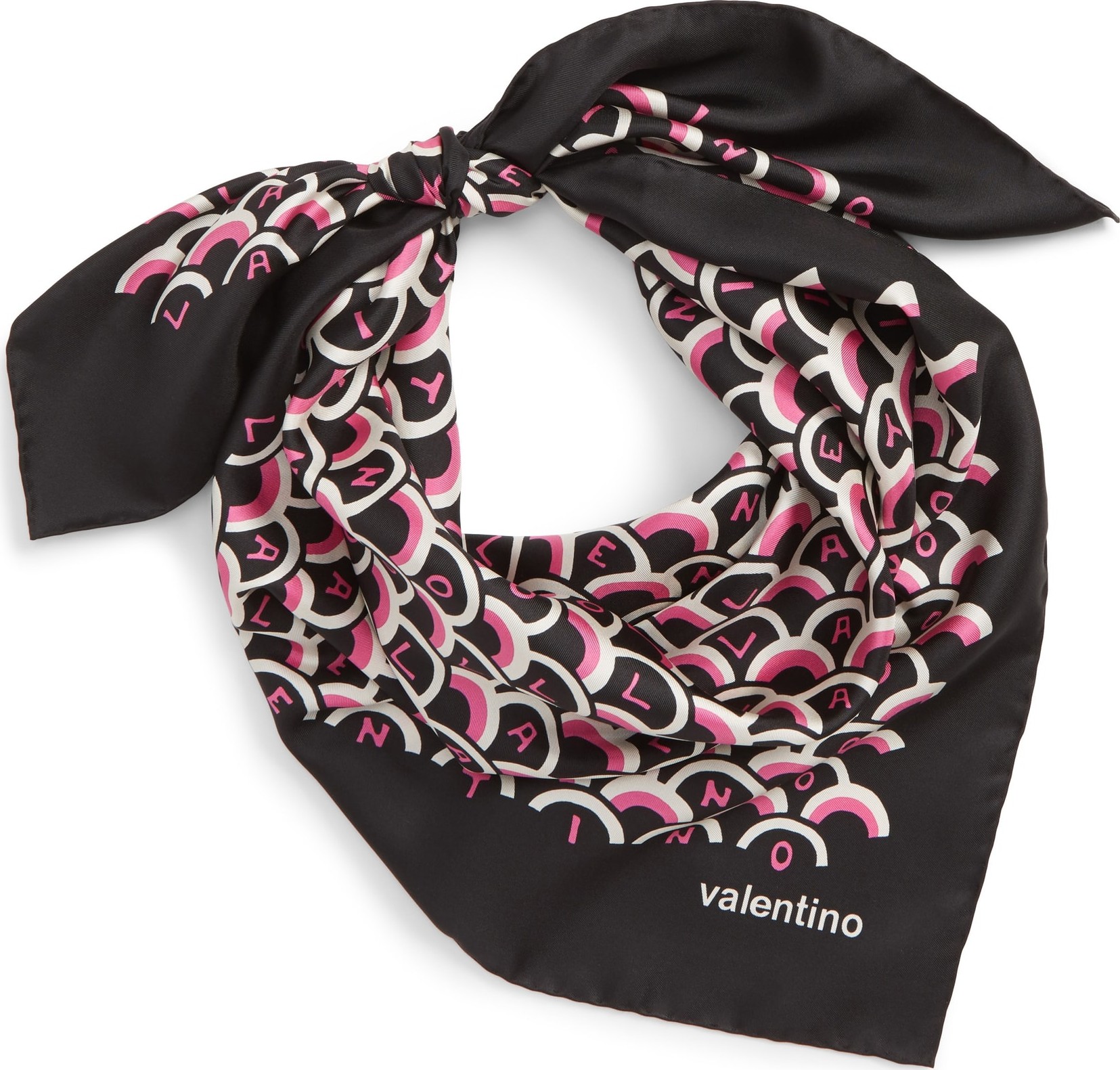 Valentino GARAVANI Scale Silk Scarf