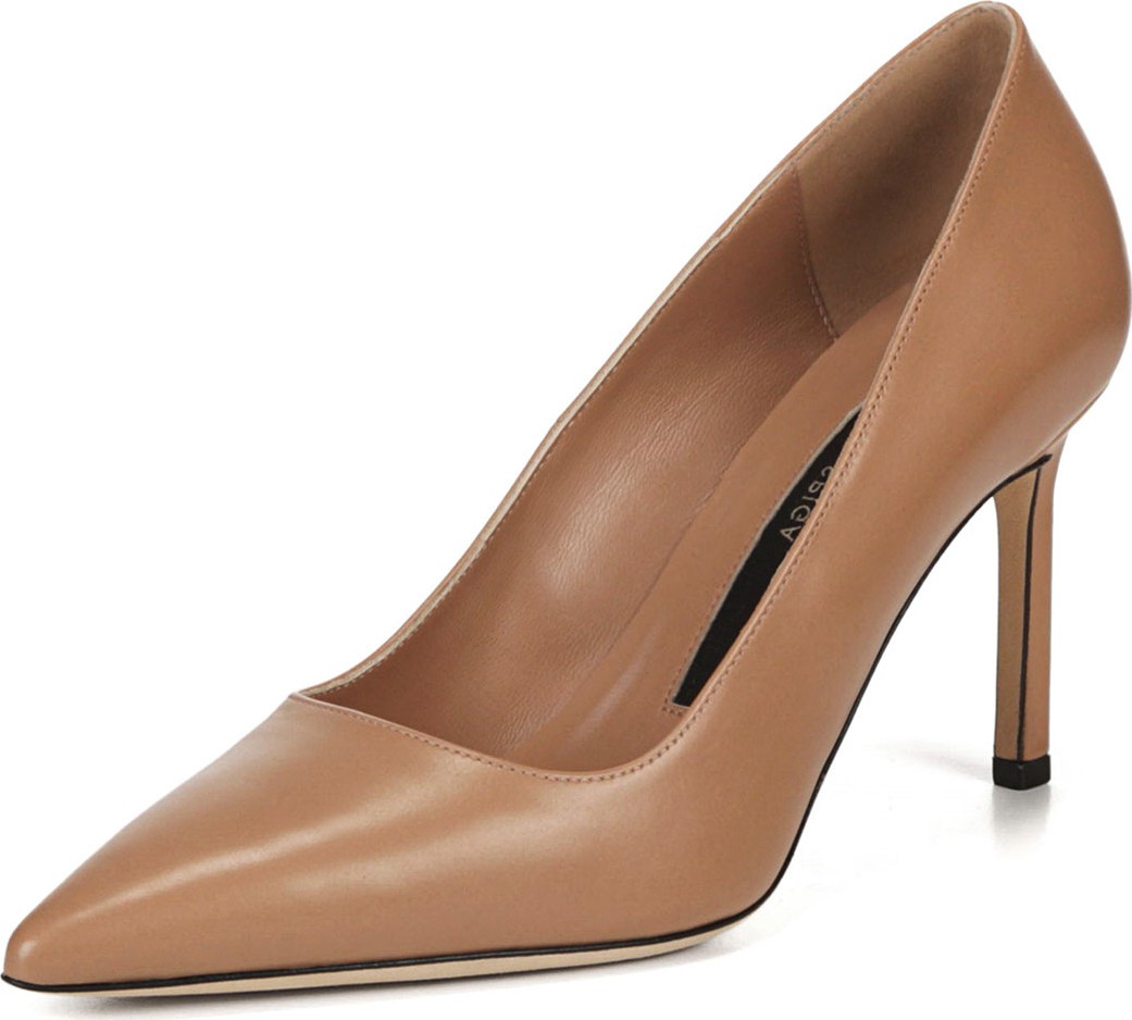 Via Spiga Nikole Leather Point-Toe Pumps