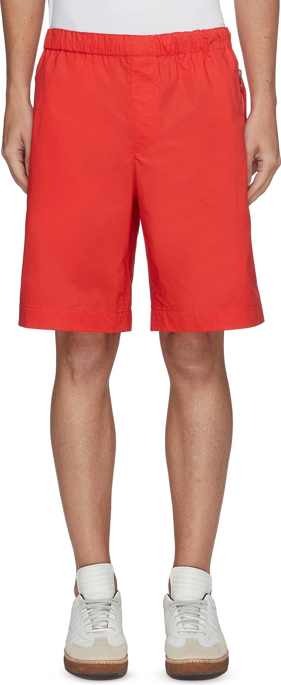 Helmut Lang Elastic waist cotton pull on shorts