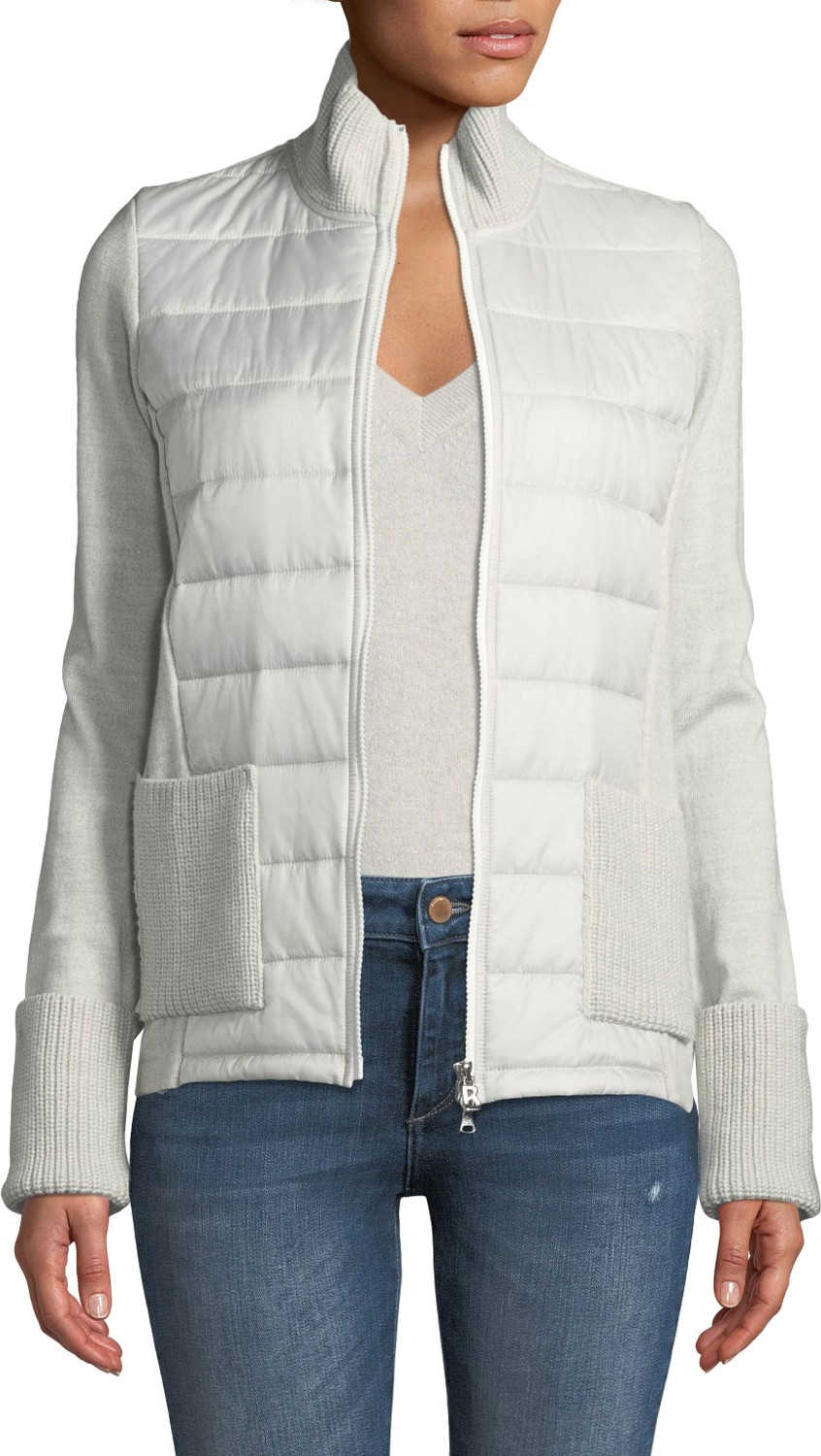 Bogner Roxa Hybrid Wool & Quilted Jacket