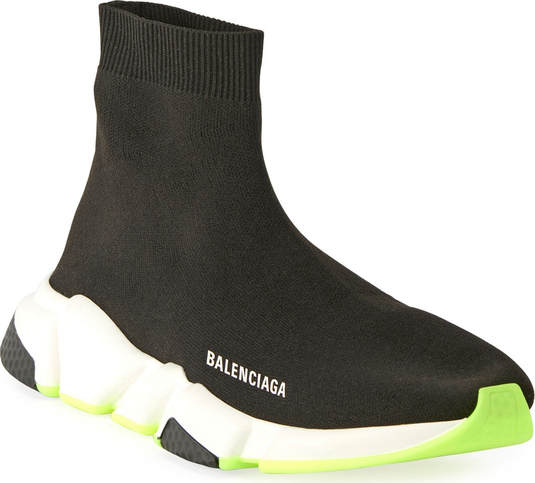 Balenciaga Men's Stretch-Knit Speed Sneaker