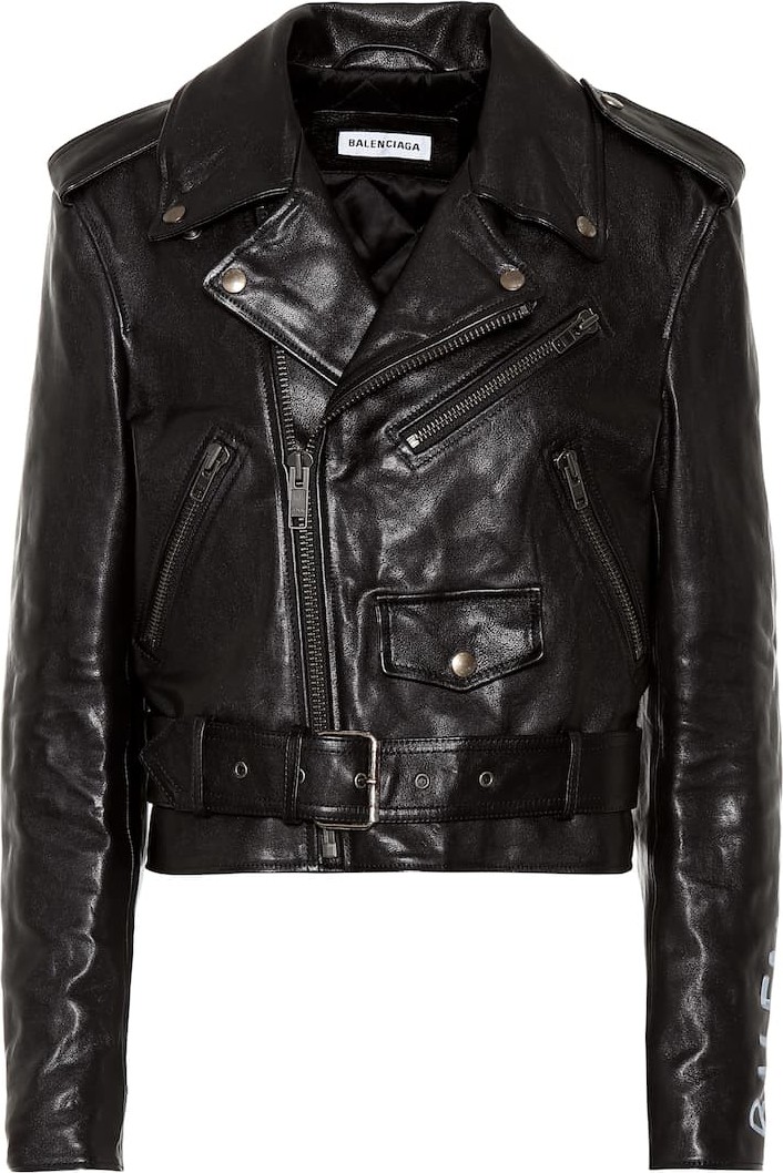 Balenciaga Leather biker jacket