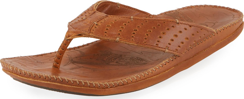Olukai Hoe Perforated Thong Sandal