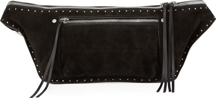 Rag & Bone Elliot Studded Suede Fanny Pack
