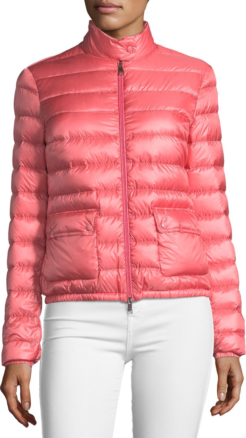 Moncler Lans Collared Down Jacket