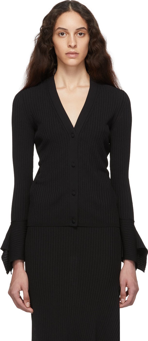 Max Mara Black Gong Cardigan