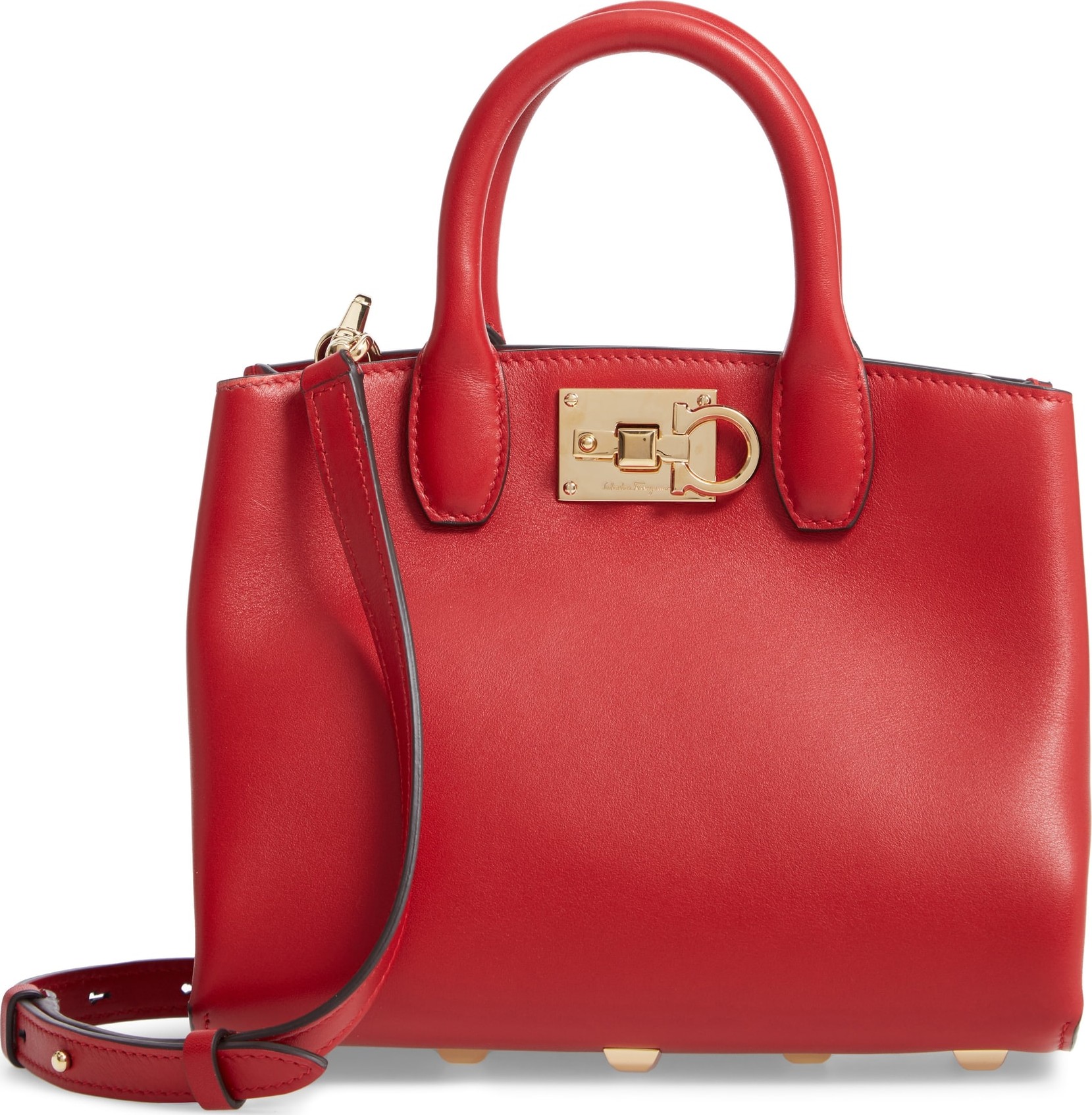 Salvatore Ferragamo The Mini Studio Leather Tote