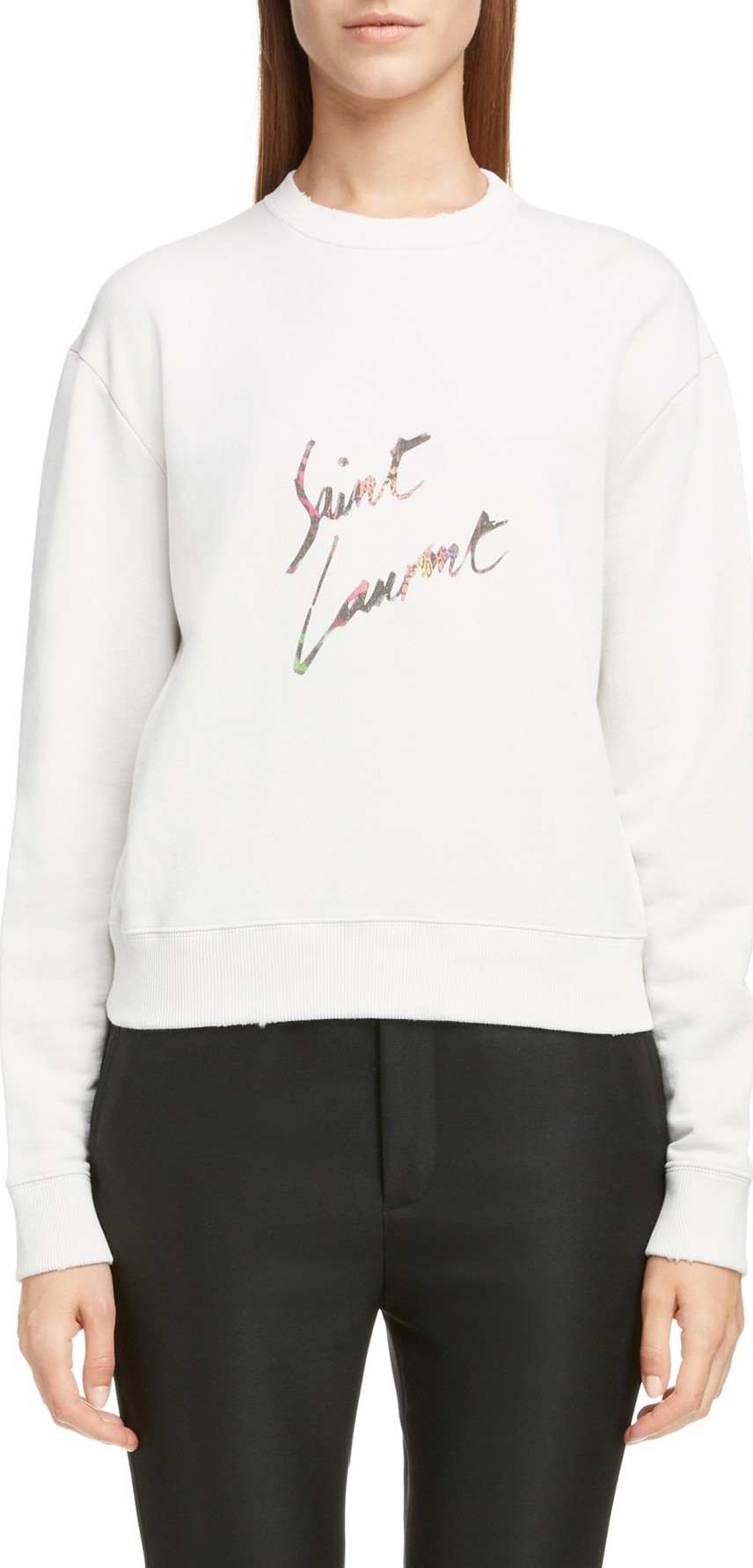 Saint Laurent Animal Logo Sweatshirt