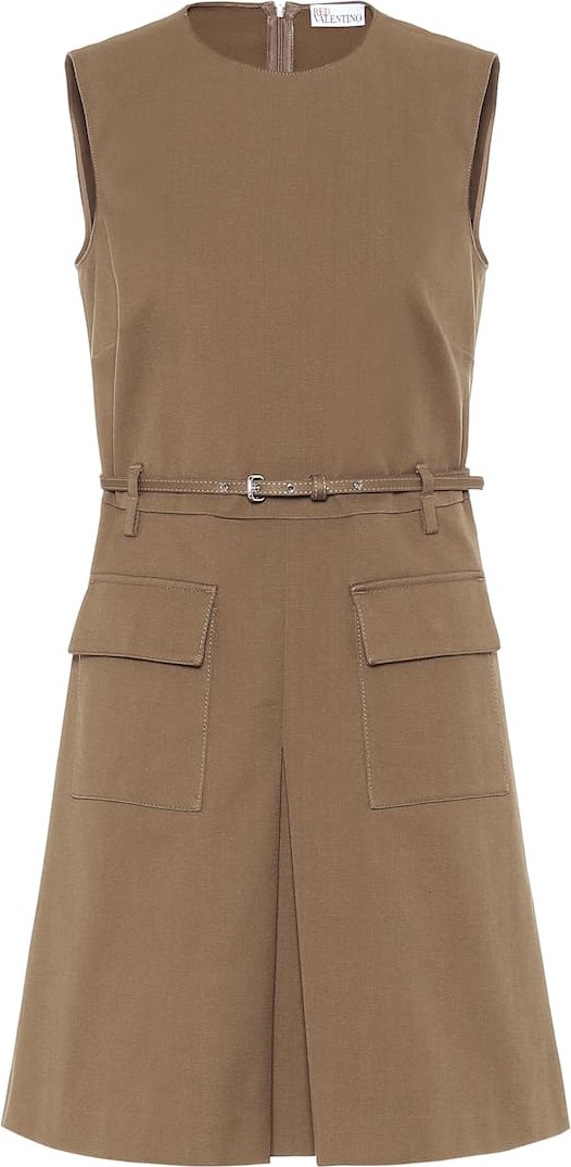 RED Valentino Cotton gabardine minidress