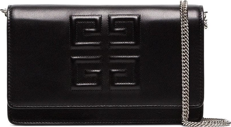 Givenchy emblem chain wallet