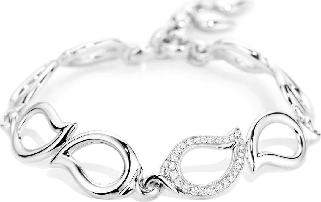 Tamara Comolli Signature 18K White Gold Diamond Bracelet